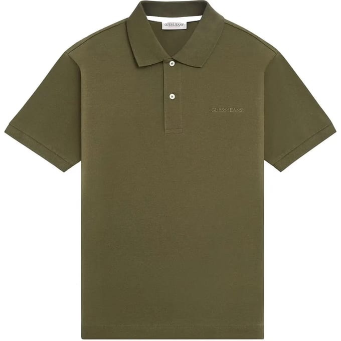 Geborduurd poloshirt Guess Logo