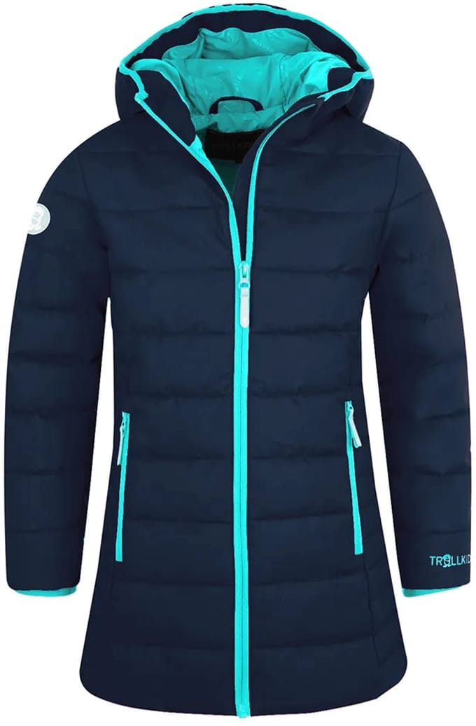 Trollkids Stavanger Coat Jas Blauw 116 cm Meisje