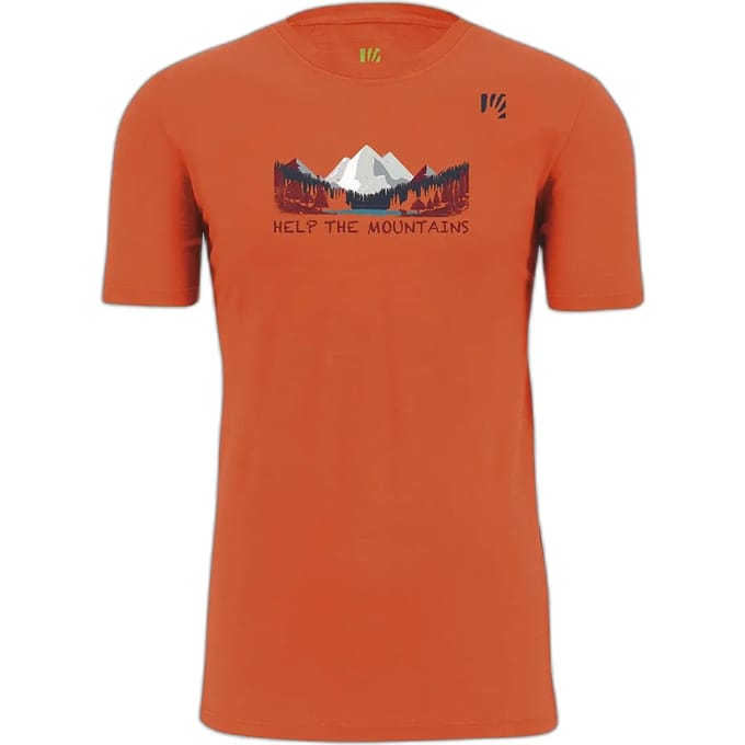 Karpos Ambretta T-shirt Met Korte Mouwen Oranje XL Man