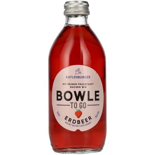 Katlenburger Bowle-To-Go Erdbeer 5% Vol. 0,33l