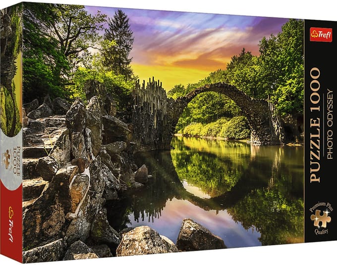 Trefl legpuzzel Photo Odyssey Rakotz Bridge Duitsland 1000 stukjes.