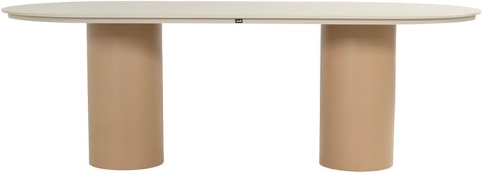 Tuintafel Valencia 220x100cm | Cappuccino & Beige | Hartman