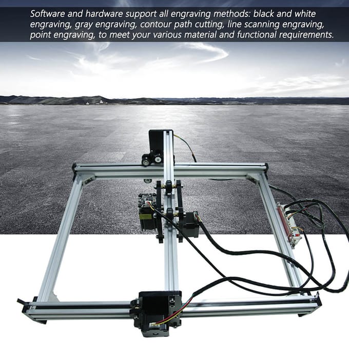Machine de découpe et de gravure laser de bureau DIY Graveur Imprimante Découpeur white