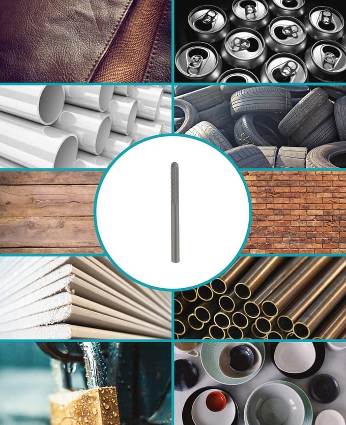 Tungsten Carbide Freesmes voor Multifunctionele Gereedschappen - Conisch 3.2mm