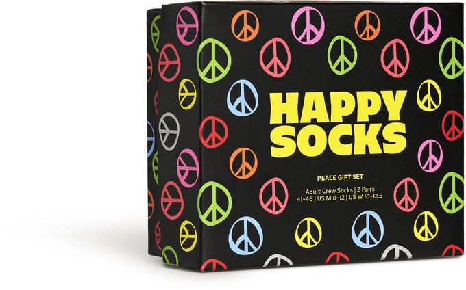 Happy Socks - 2-Pack Peace Socks Gift Set - Unisex - Sokken