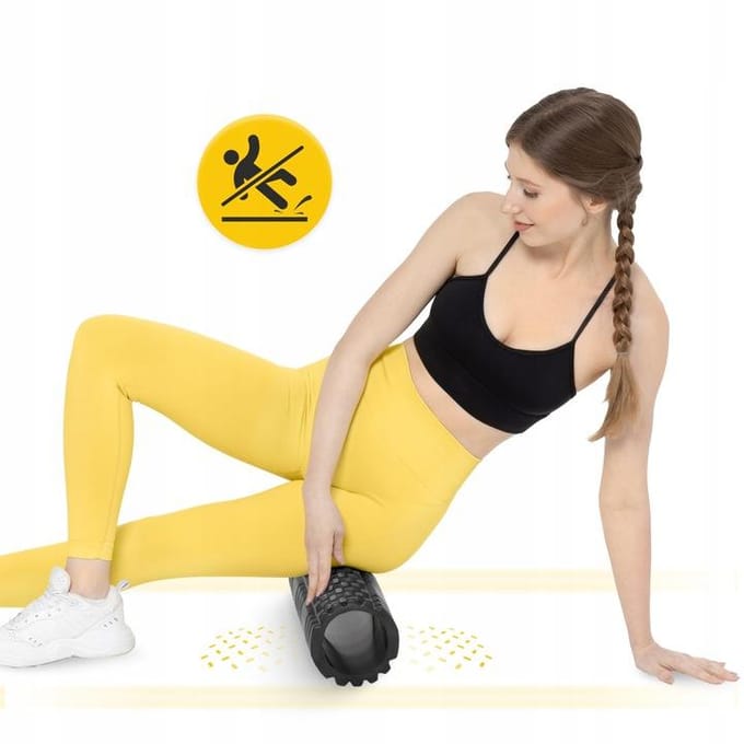 4FIZJO Massageroller 45cm EVA - Hardschuim voor Spierherstel