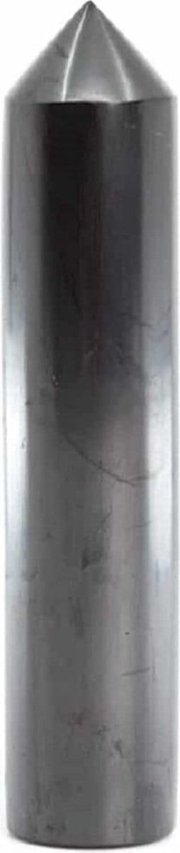 Edelsteen Ronde Obelisk Shungiet 10 cm