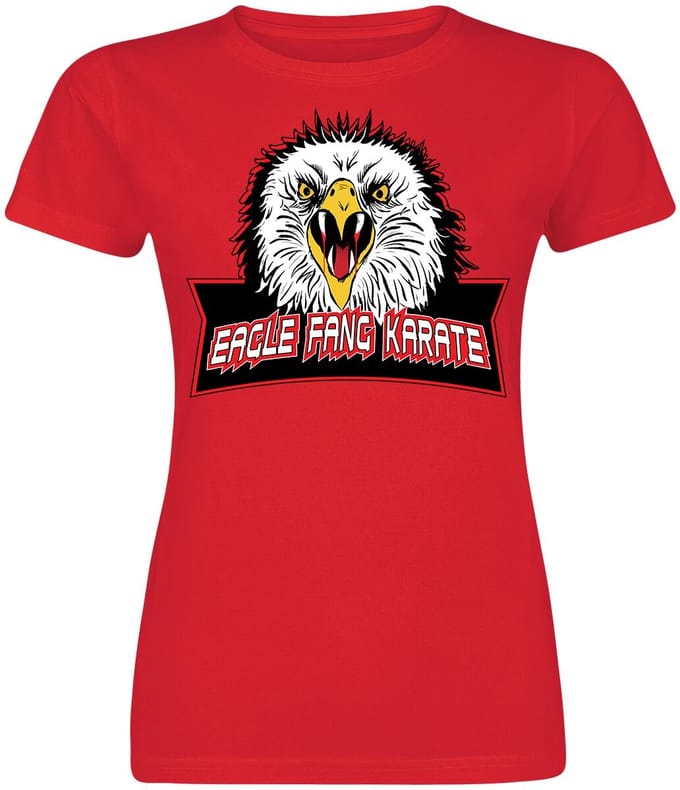 Cobra Kai Eagle Fang Karate Dames T-shirt - rood - XXL