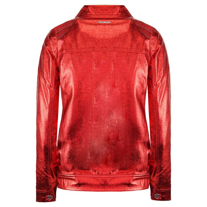 Armani Exchange Trucker Vrouwen Rode Jas