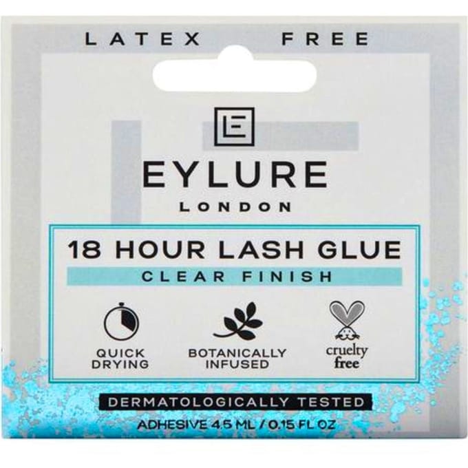 Eylure 18h Lash Glue Latex Free Clear 4,5 ml