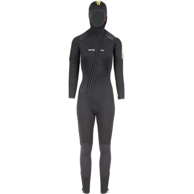 Dames wetsuit met bonnet Beuchat 5 mm