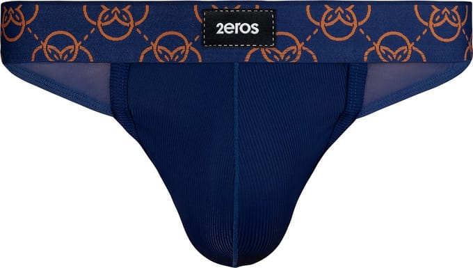 2EROS Himeros Thong Navy Blue - MAAT M - Heren Ondergoed - String voor Man - Mannen Thong