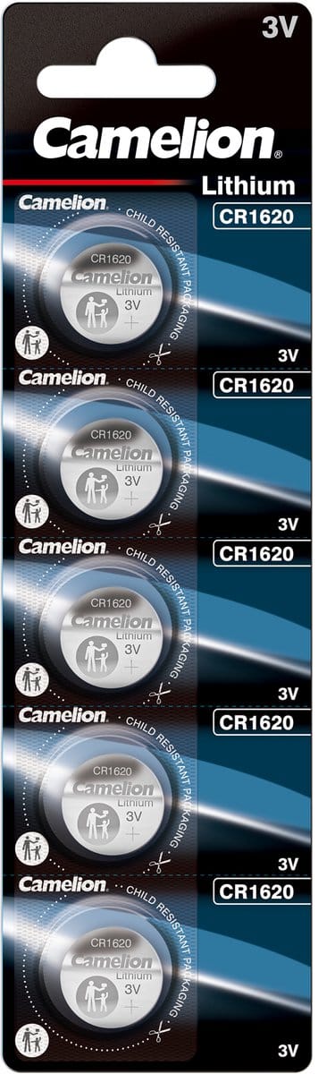 Camelion CR1620-BP5 Lithium knoopcel batterij