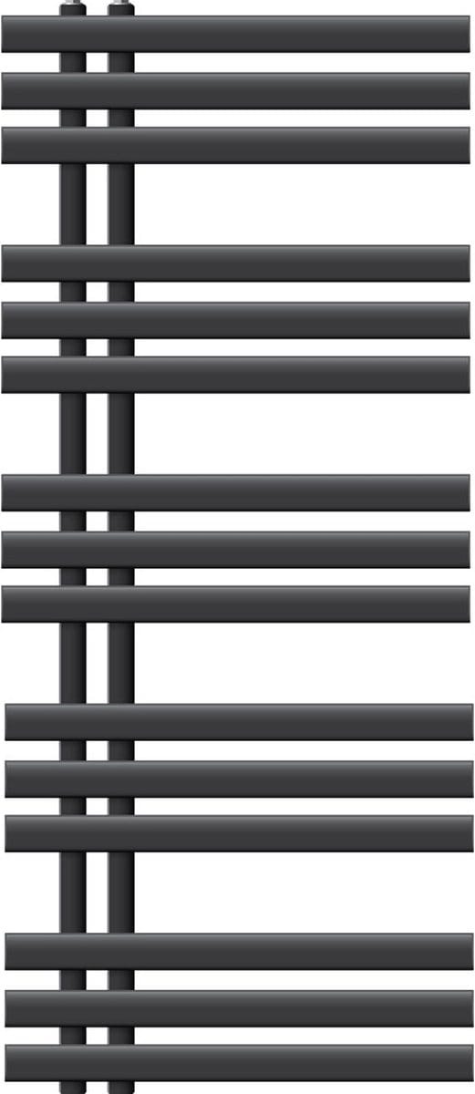 ECD Germany Strijkijzer EM design badkamer radiator - 500 x 1200 mm - antraciet - design radiator paneelradiator handdoekverwarmer handdoekendroger verwarming radiator