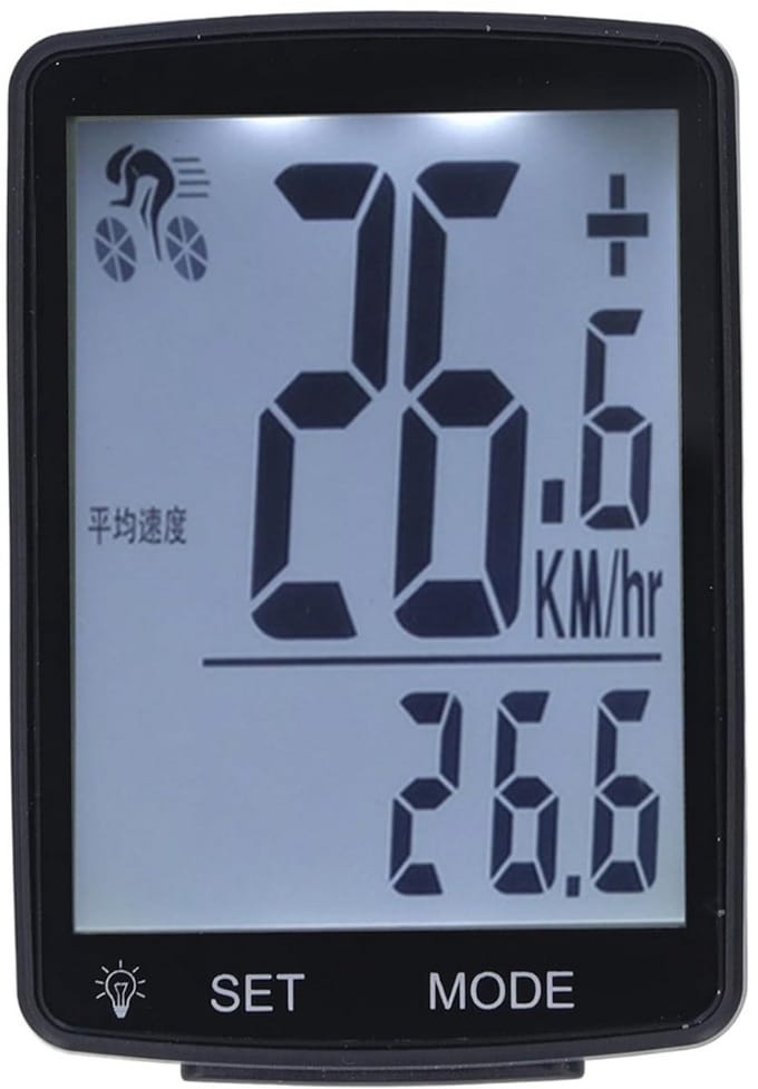 Kilometerteller Fiets - Snelheidsmeter - Fietscomputer Draadloos