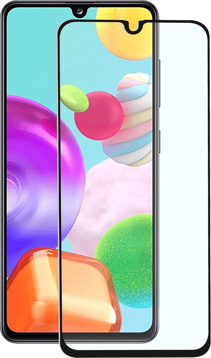 Screenprotector - Geschikt voor Samsung Galaxy A41 - Full Cover - Beschermglas - Gehard Glas - Tempered Glass - Screen Protector