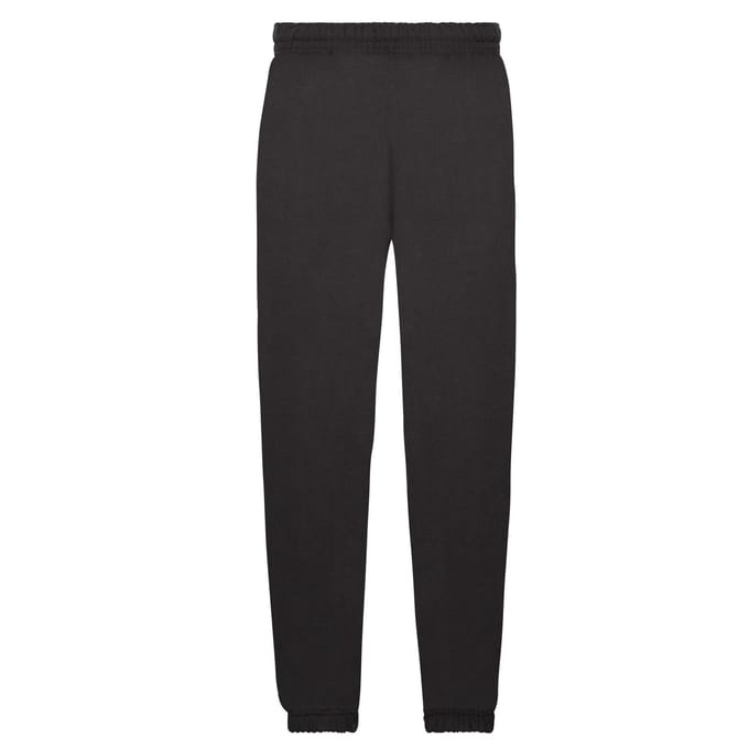Fruit of the Loom Joggingbroek Kinderen/Kinderen Klassiek Elastisch Manchet (Zwart)