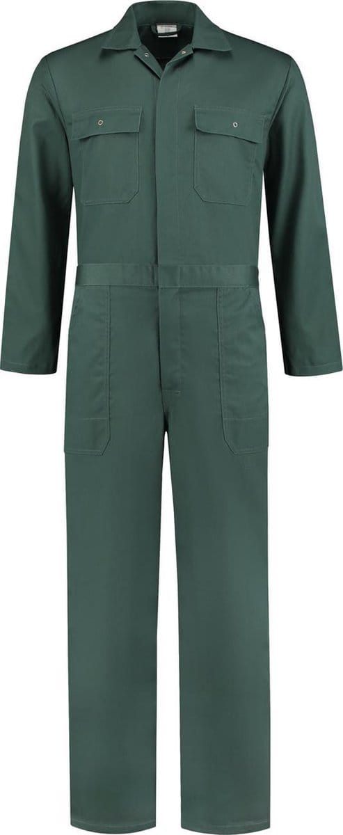 Overall polyester/katoen flessengroen maat 68