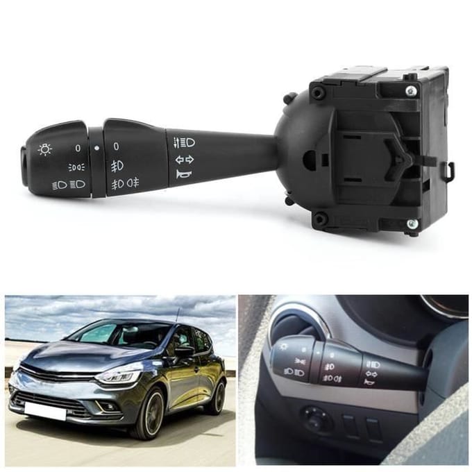 Garosa commutateur de clignotant Clignotant interrupteur de colonne indicateur de direction commande 8201167988 adapté pour Renault