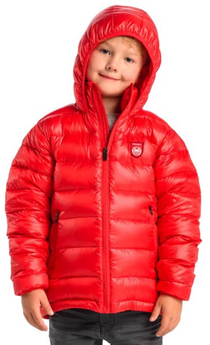 Pajak Casper Donzen Jas Rood 134 cm Kinderen
