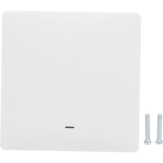 Slimme Wandschakelaar Drukknop APP Afstandsbediening Spraakbesturing Timing voor Zigbee AC 100?240V 2-voudig white