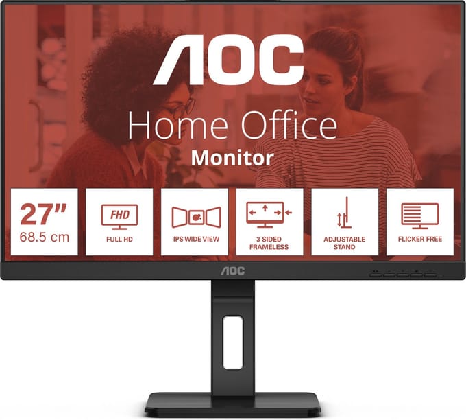 27" AOC 27E3QAF - 1920x1080 (FHD) - 75Hz - IPS