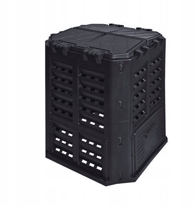 Compostvat 360 Liter - Compostbak voor Tuin - Composter met Grondankers - Duurzaam Afval Recyclen