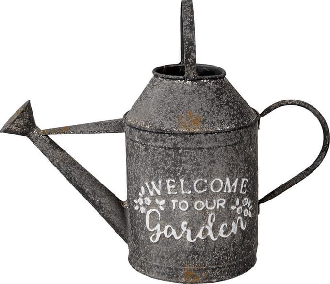 Clayre & Eef Decoratie Gieter 47x18x38 cm Grijs Metaal