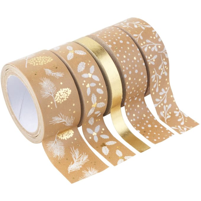 Deco Tapes "Nature Mix" - Goud