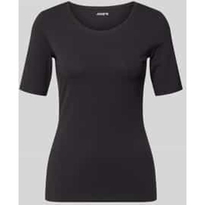 slim fit T-shirt van puur katoen