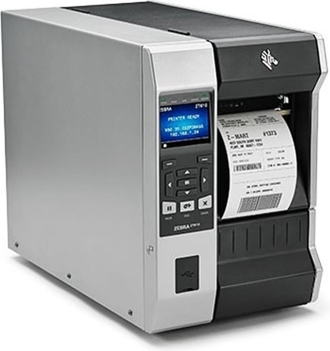 Zebra ZT610 labelprinter Thermo transfer 203 x 203 DPI Bedraad en draadloos
