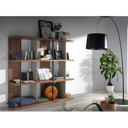 Plank walnoot en grijs hout 3236 ANGEL CERDA