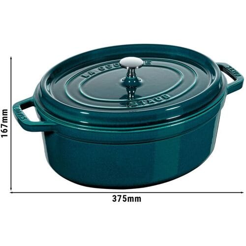 STAUB LA COCOTTE - Kookpot - Ovaal - 310mm - Gietijzer - La-Mer