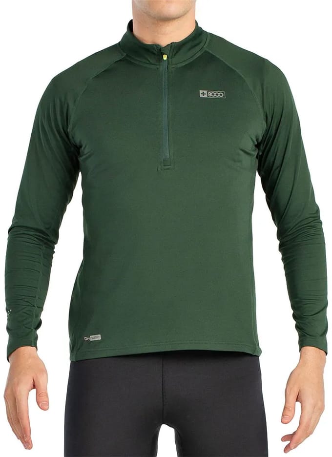 +8000 Truco T-shirt Met Lange Mouwen Groen M Man