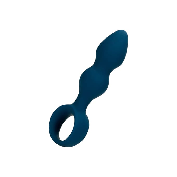 Teardrop Shaped Anal Plug - Small - Baltic Blue
