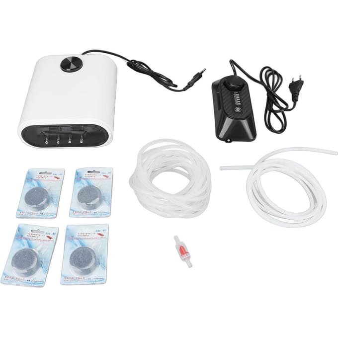 Aquarium Ozon Generator Vistentank Ozonisator voor Waterzuivering Algenverwijdering Verkleuringsverwijdering VS white