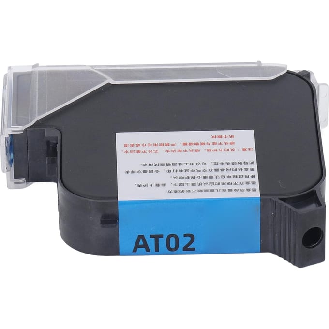 Handheld Inkjet Printer Cartridge Sneldrogend 25,4 mm Zwart 42 ml Codeerpistool Cartridge Vervanging