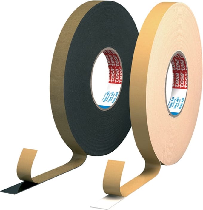 Tesa - Dubbelzijdige Montage Tape - Polyethyleenschuim - 12mm x 25m – Wit