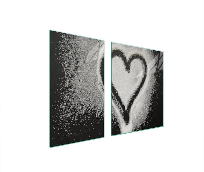 TMK ArtDeko - Snijplank - 100x52 cm - Hartvormig - Veilig