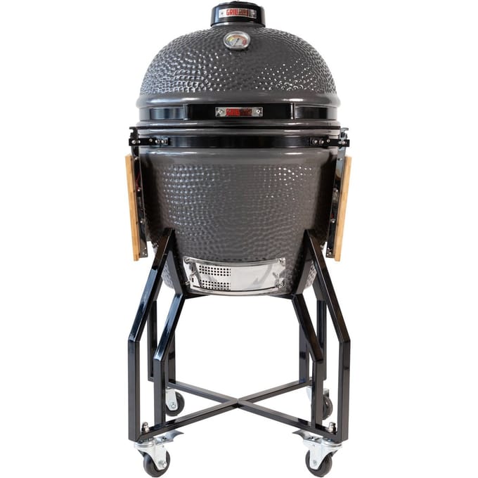 Grill Guru Kamado Barbecue Original Large ø47cm / ø18,5inch - Compleet - Grijs