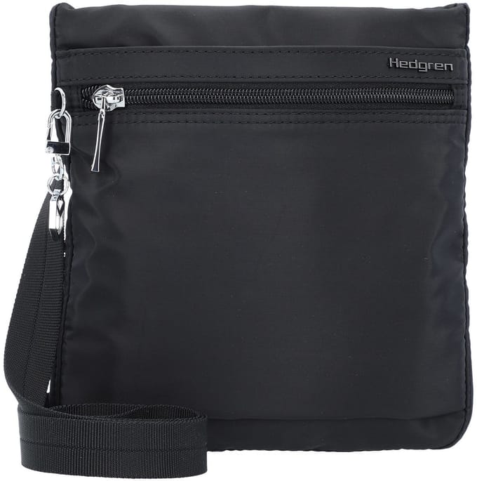 Hedgren Schoudertas Inner City Leonce Small Vertical Crossover RFID Jean Pussywillow Grey Lichtgroen