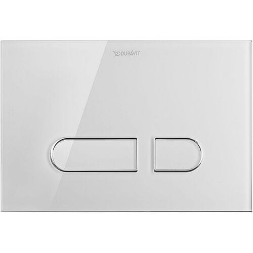 Duravit DuraSystem actuator plate A1 for WC, glass WD5002012000