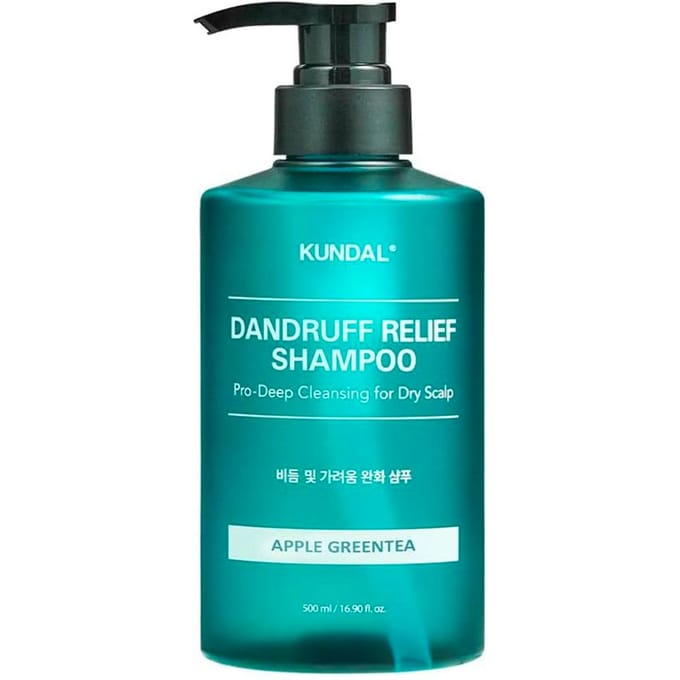 Kundal Dandruff Relief Pro-Deep Cleansing Shampoo 500ml Apple Green Tea
