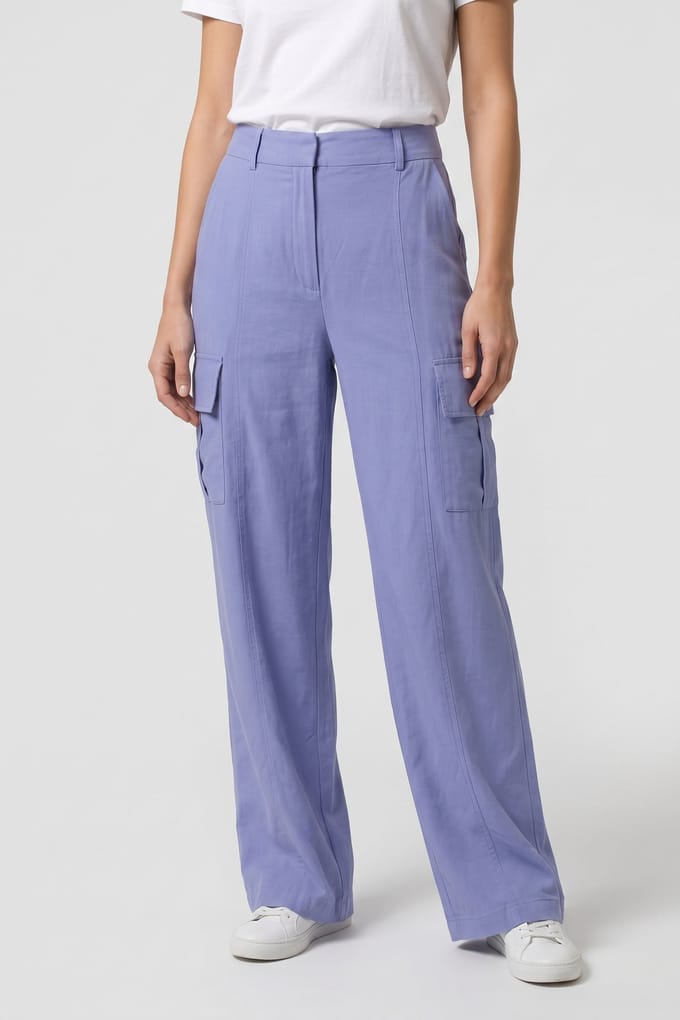 & Other Stories La Jude Cargo Trouser Blue Taglia: 36 | Pantaloni cargo Outlet | Donna | Blu