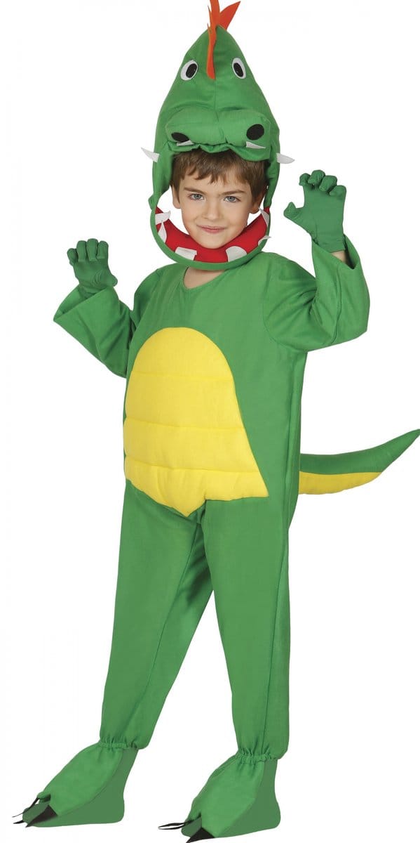 Fiestas Guirca Verkleedpak Dinosaurus Junior Groen Mt 98-104