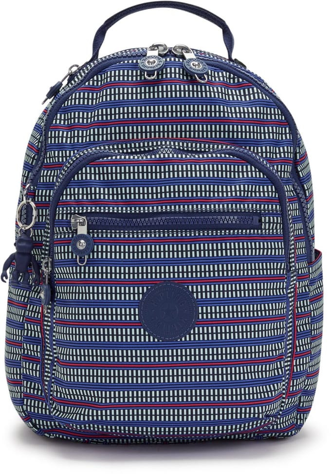 Kipling Seoul S Rugzak - Blue Geo Print