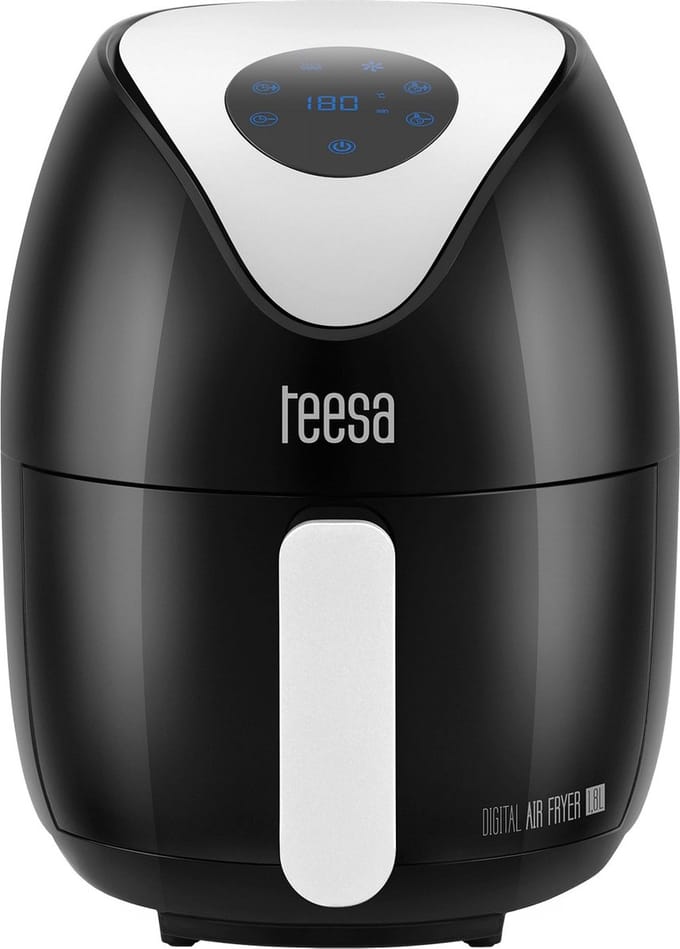 Teesa TSA8053 - Digitale airfryer, 1,8 liter, zwart