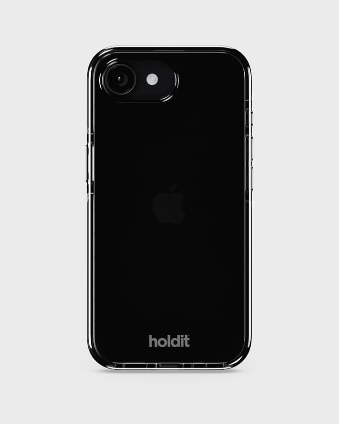 Holdit Seethru Case geschikt voor Apple iPhone 17e / 16e - Zwart