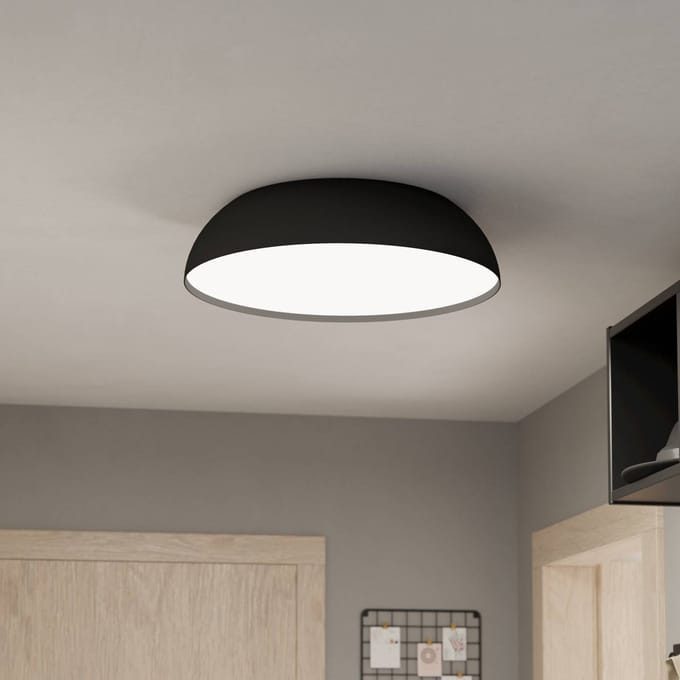 EGLO Tabley Hanglamp - E27 - 89 cm - Natuur|Bruin|Zwart - Textiel