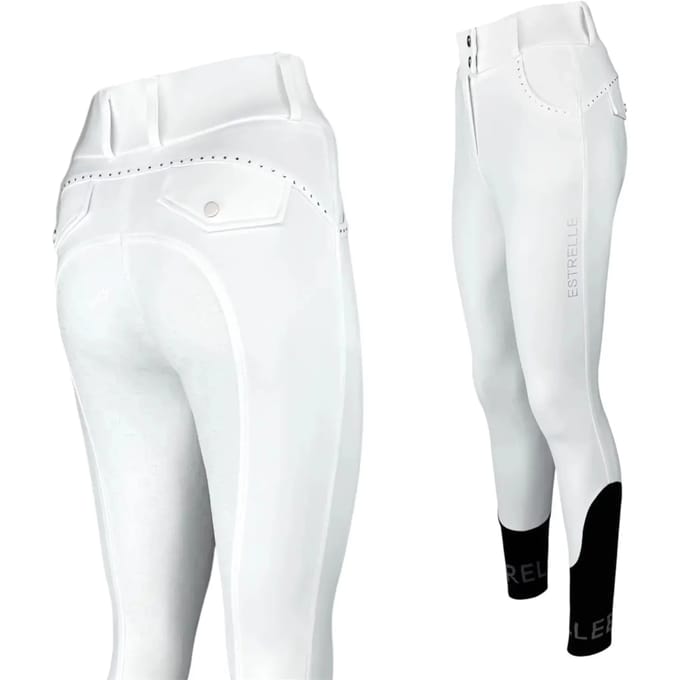Dames wedstrijdbroek met volledige grip Estrelle Equestrian